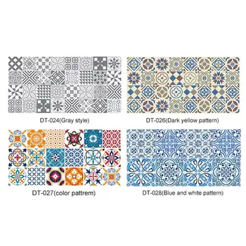 

120x60cm 3D Print Floor Tiles Sticker Non-slip Twill PVC DIY Decal Home Decor