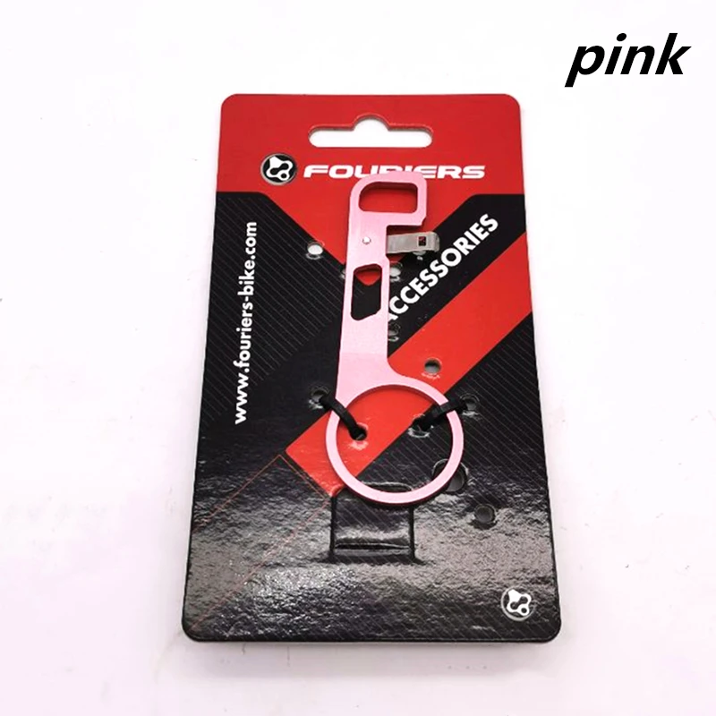 pink 55mm FOURIERS HA-S018 DI2 дорожный велосипедный компьютерный держатель кронштейн крепление 6 градусов для DI2 Соединительный адаптер Fix 28,6 мм вилка - Цвет: pink 55mm