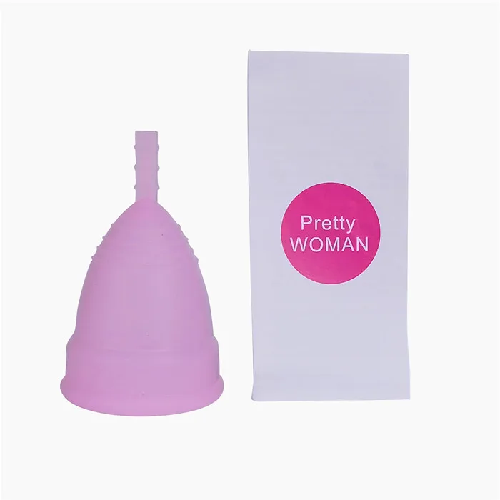Менструальная чашка копа менструальная Дамская чашка для женской гигиены многоразовая менструальная чашка хорошая, чем подушечки забота о здоровье женский период чашка - Цвет: A1-1Cup-Pink