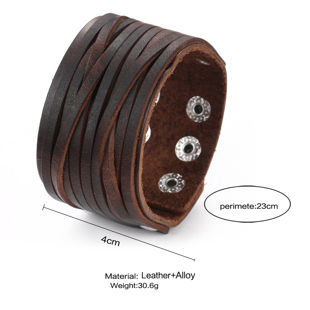 Vintage Handmade Weave Genuine Leather Bracelet Men Personalized Cuff Wide Leather Bracelet Pulsera Hombre,bracelet jewelry