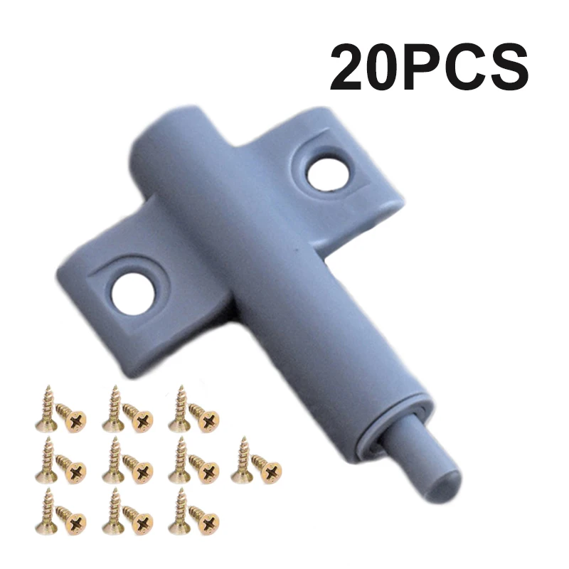 20 штук кухонный шкаф мягкий тихий ближе демпфер шурупы ловит дверь останавливает