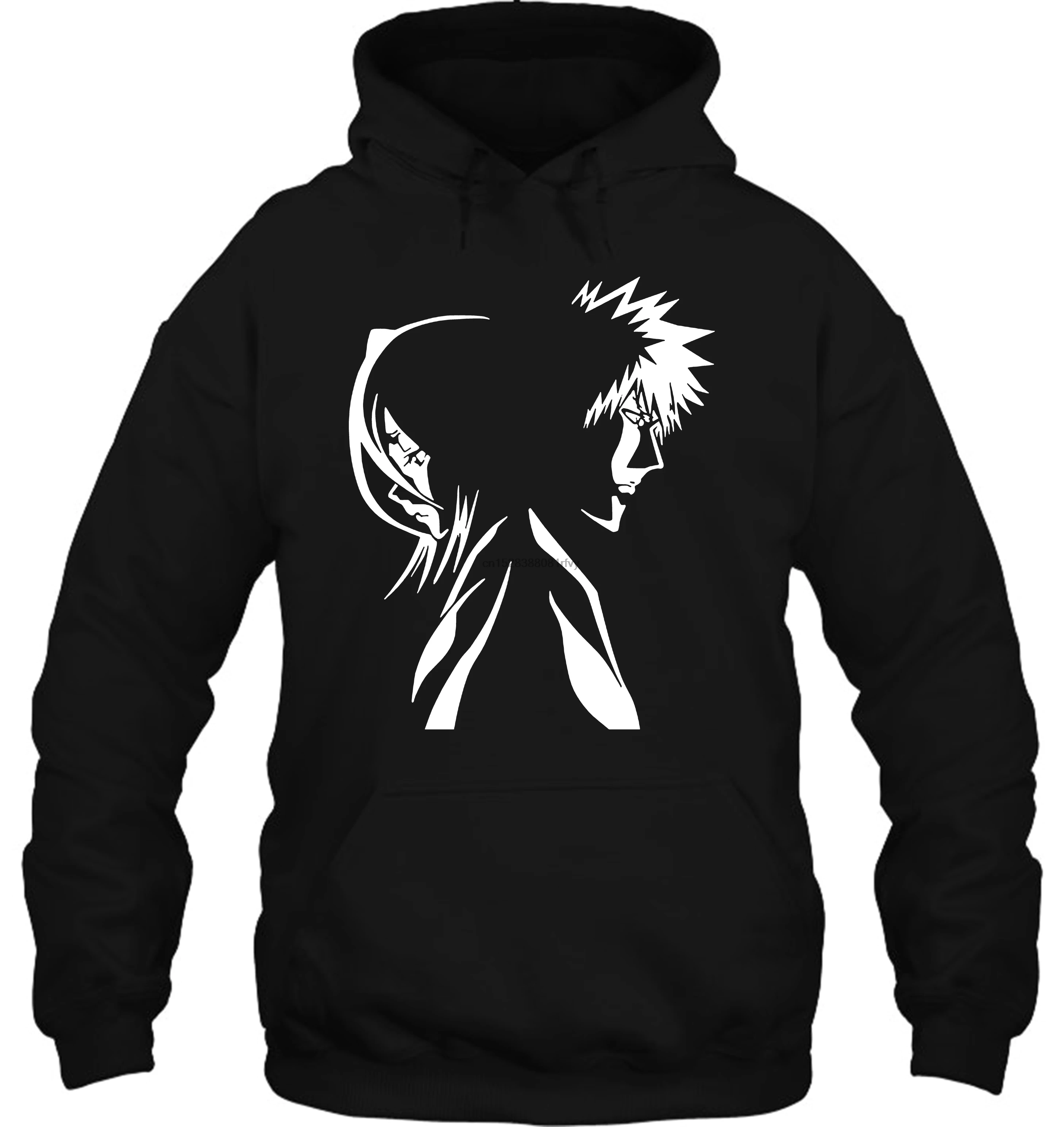 Мужская толстовка BLEACH в стиле аниме RUKIA ICHIGO. размеры до 5xl крутая Повседневная модная женская уличная одежда унисекс