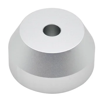 

7 Inch Professional Adapter Home 45 RPM Player Connector Solid Metal Silver Turntable Replacement Dome Compact Universal