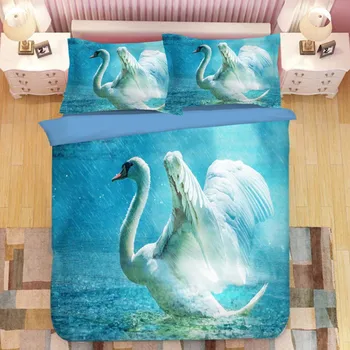 

WOSTAR king size bedding set duvet cover 240/220 and Pillowcase 3pcs animal bedding luxury Home Textiles linens Bedclothes