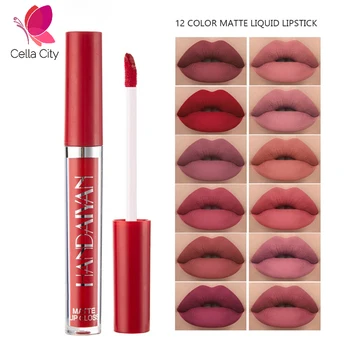 

Cellacity Women Lip Makeup Product Matte NonStick Cup Liquid Lip Gloss Mist Tube Design Lip Gloss Korean Cosmetic Wholesale 2020