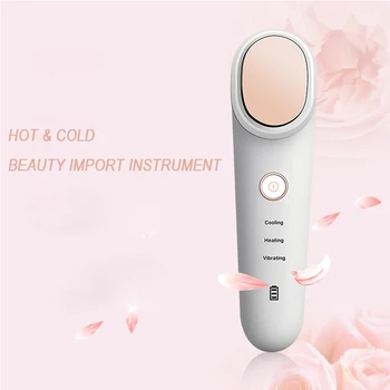 

New Multifunction Hot Cold Ion Beauty Instrument Facial Lifting Vibration Massager Skin Pore Cleaner Import Export Beauty Tools