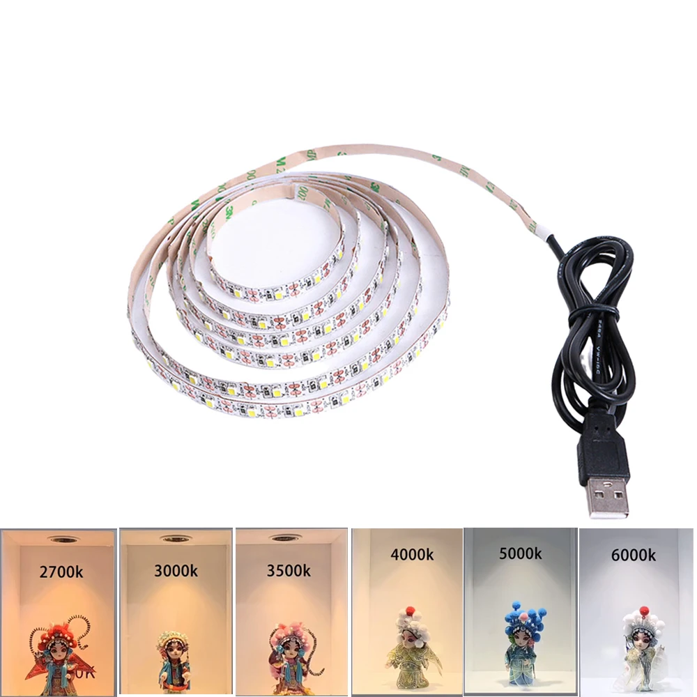 Tira De Luces LED COB 2m Con Mando - Regulable, Cortable, A Pilas/USB, Para TV, Coche, Habitación (rojo, 2 Unidades)