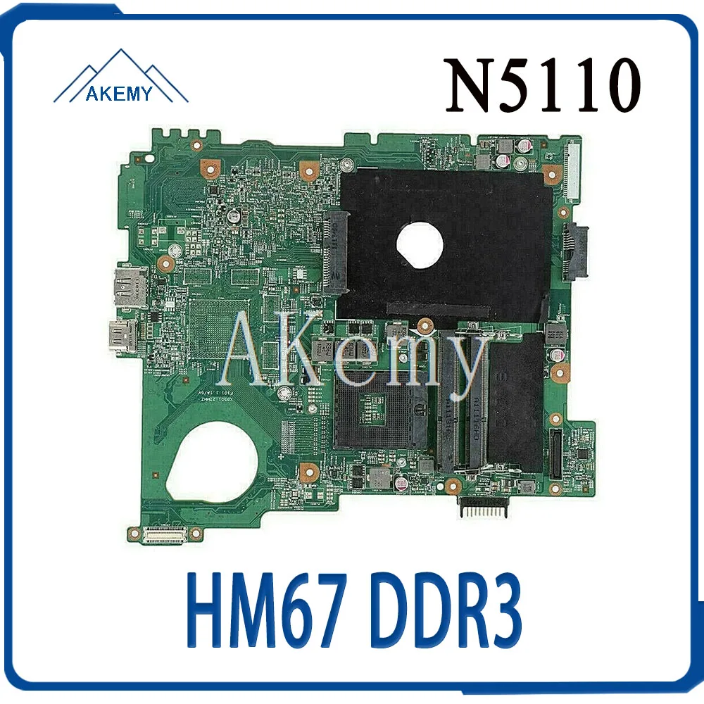 N5110 материнская плата для For DELL inspiron 15R N5510 ноутбука CN-0G8RW1 0G8RW1 G8RW1 HM67 DDR3 тест ok |