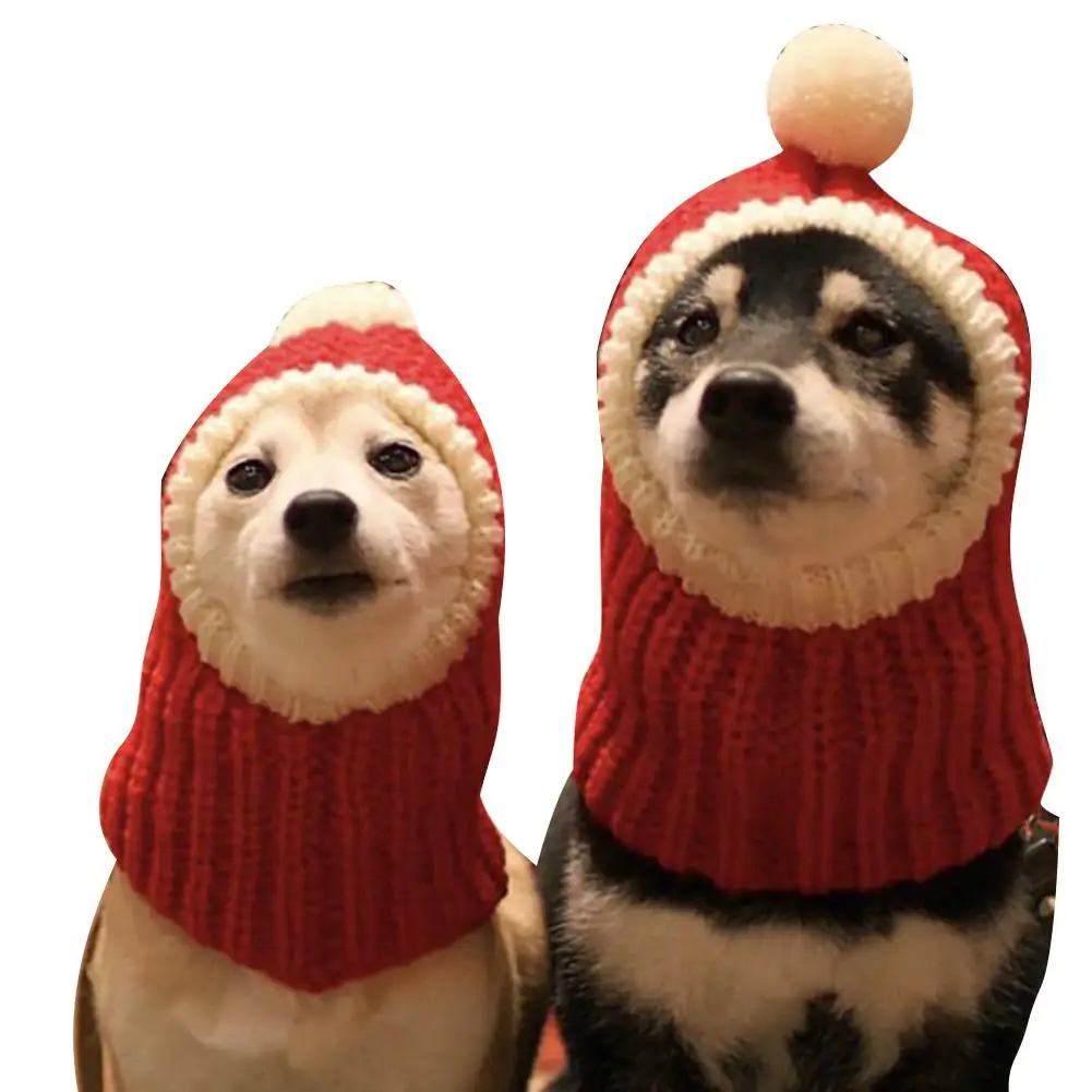 Новое поступление теплая Красивая осенне-зимняя Новогодний для домашних собак шляпа для Шиба ину Французский бульдог порода собак Тэдди бишонфризе золотой ретривер