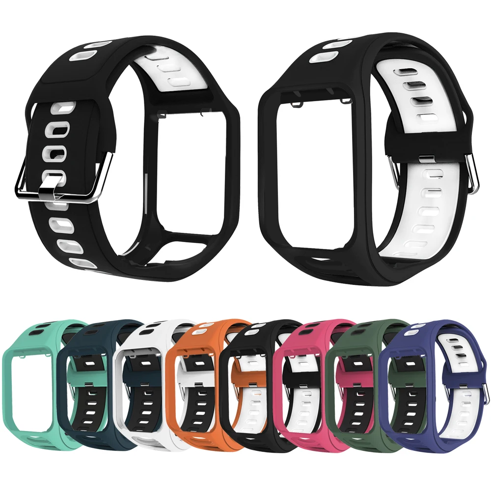 Ремешок на запястье для TomTom 2 3 Runner Spark Adventurer Golfer сменный Браслет из искусственного