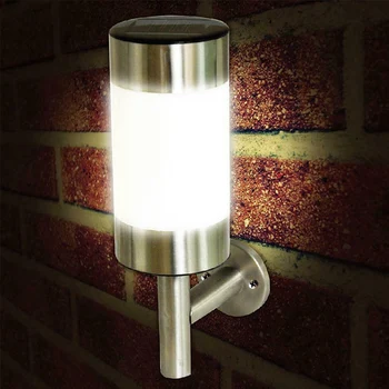 

Stainless Steel Outdoor Garden Light Solar Powered Shed Door Fence Wall LED Light MDJ998