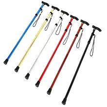 Противоскользящая телескопическая складная трость из алюминиевого сплава для пожилых людей, регулируемая ультра-короткая трость из альпенштока, очень легкая трость