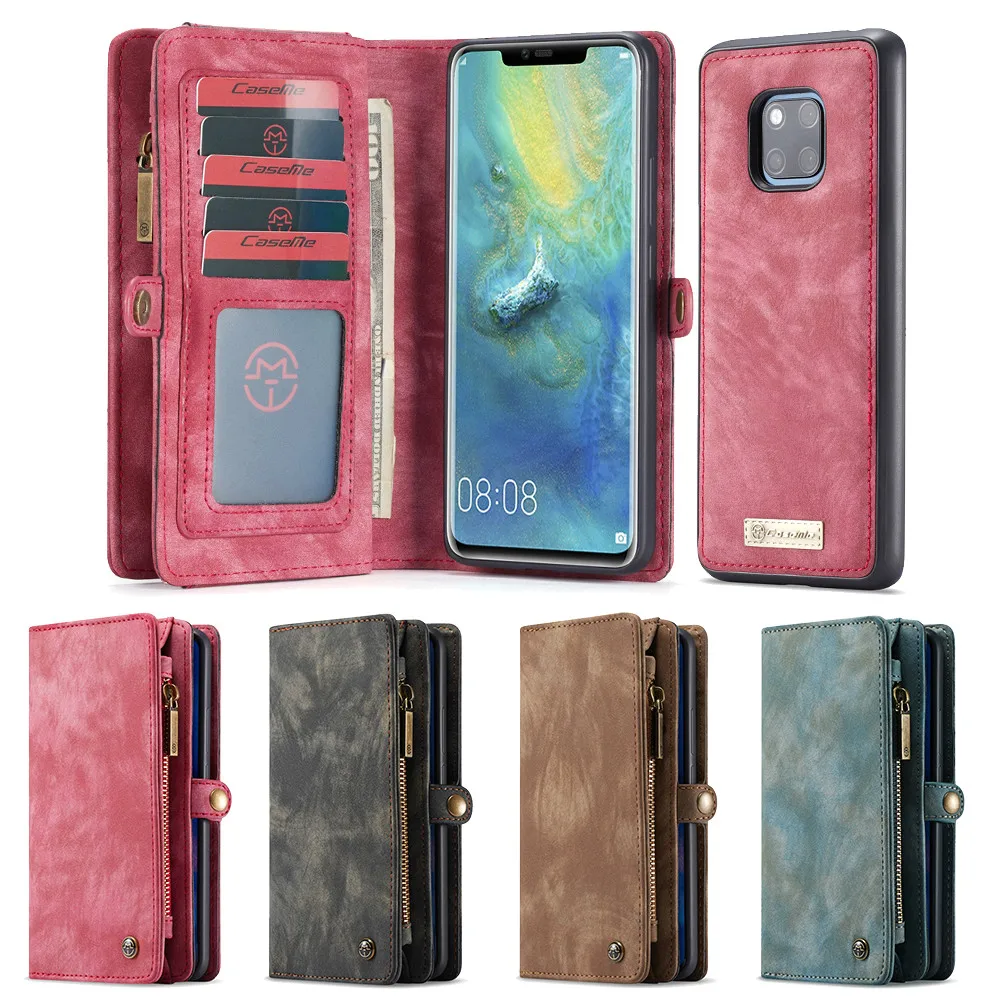

LCHULLE Flip Wallet Case for Huawei P20 P30 Lite Pro Mate 20 Pro Premium PU Leather Bag Card Holder Pockets Cover Coque Shell
