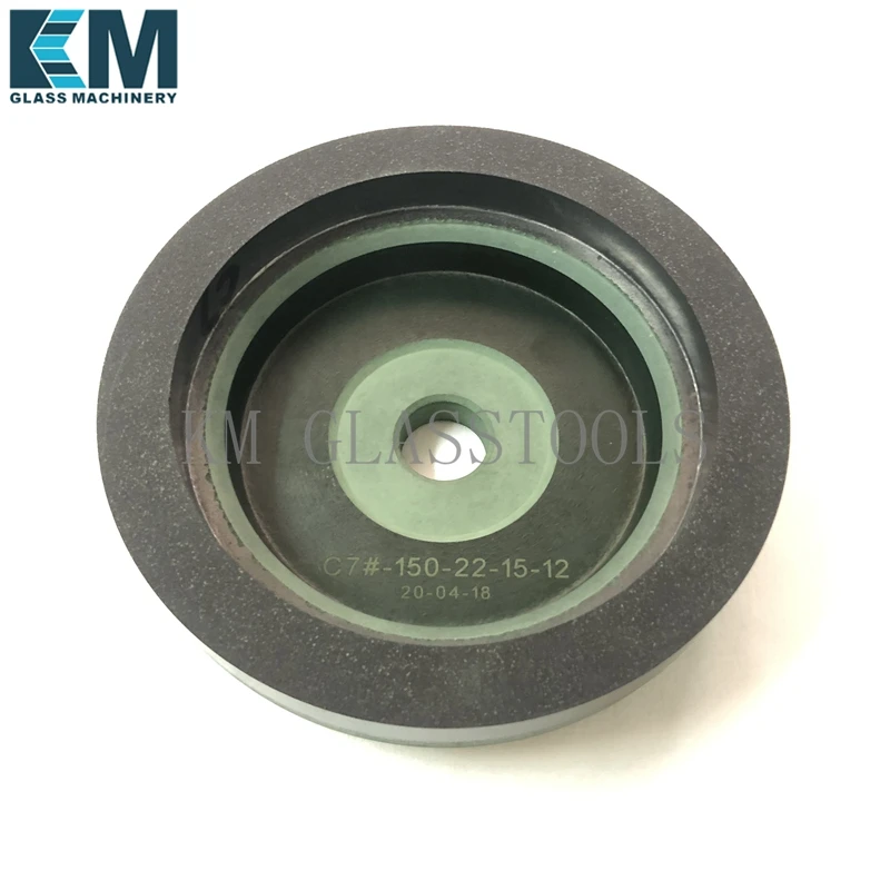 Resin Wheel 150MM *12(or22)-15*12mm #3,#4,#5,#6,#7 for Glass Bevelling Machine R4-CC5,products. abrasive wheel,grinding wheel