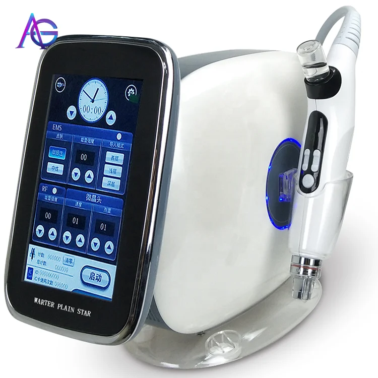  New arrival portable facial lifting Wrinkle removal RF Needle Free injection facial moisturizing EM