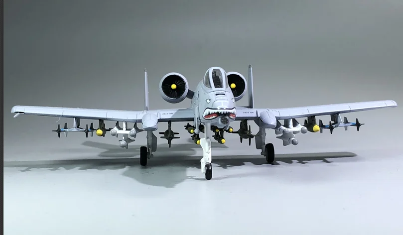 Amer Com USAF Фэрчайлд A-10A Thunderbolt картина с изображением акулы атака Fghter 1/100 литая модель