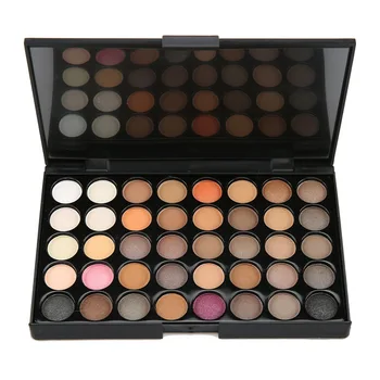 

40Color Eye Shadow Palette Makeup Matte Black Brown Smoke Nude Pigment Long-lasting Waterproof Make Up Matte Eyeshadow Pallete