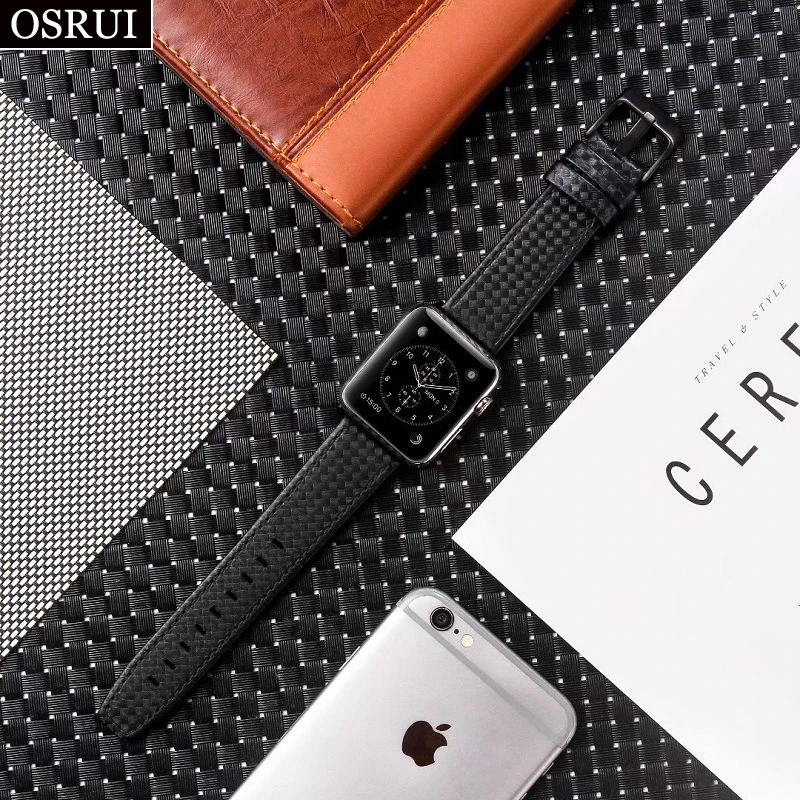 Ремешок для Apple watch band 42 мм 38 кожаный ремешок iwatch 44 40 3 2 1 браслет pulseira аксессуары |