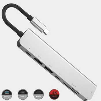 

Basix USB-C HUB Type C to Multi USB 3.0 HUB HDMI Adapter Dock for MacBook Pro Huawei P30/P20 USB-C 3.1 Splitter 3 Port USB HUB