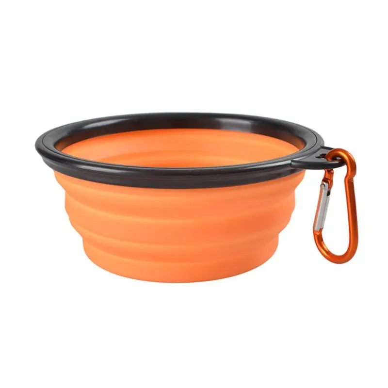 4-Pack 4-Pack силиконовые складные миски для собак, BPA бесплатно и можно мыть в посудомоечной машине, портативные и складные миски для путешествий-с 4-color или