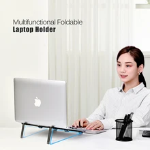 Support pliable en Aluminium pour ordinateur Portable, pour MacBook Air Pro, ipad