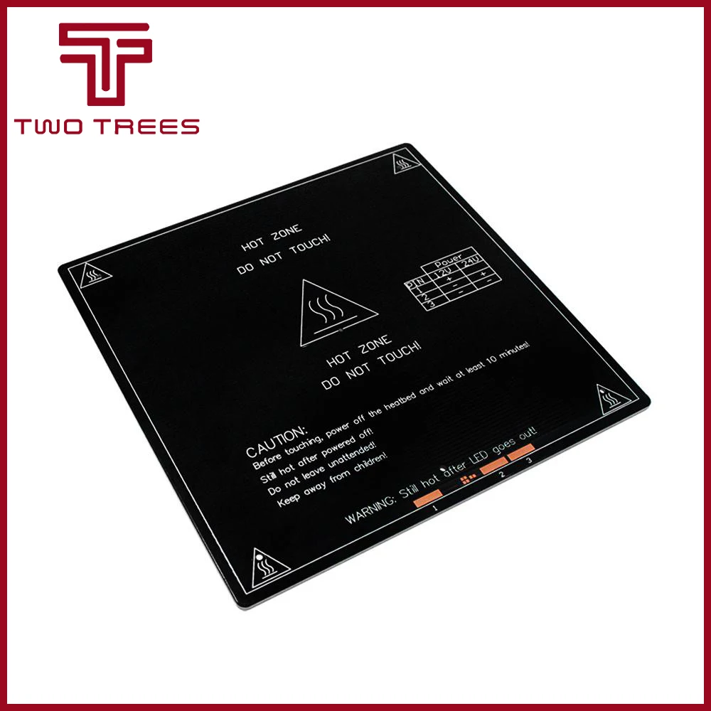 250*250*3 мм 250x250x3,0 мм Большая область печати размер 12/24V двойное напряжение нагрева горячей воды кровать с подогревом пластина 3D аксессуары для принтера