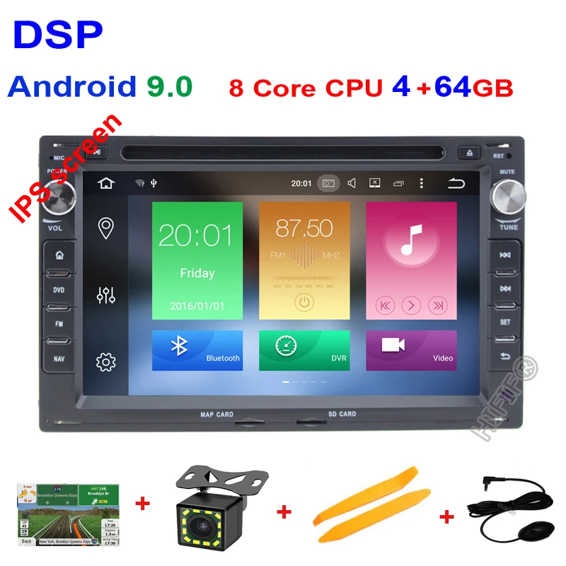 4G+ 64G PX5 ips HD Android 9,0 автомобильный DVD мультимедийный плеер для VW Golf4 T4 Passat B5 Sharan с wifi BT Радио gps навигация - Цвет: Octa Core 4G 64G DSP