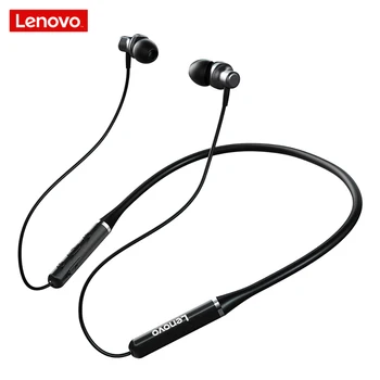 レノボイヤホンBluetooth5.0ワイヤレスヘッドセットをキャンセルするノイズと防水スポーツインナーイヤー型IPX5磁気ネックバンドイヤホンマイク