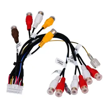 

24Pin Plug Car Stereo Radio RCA Output Wire Harness Cable for AVIC-F900BT G6KC