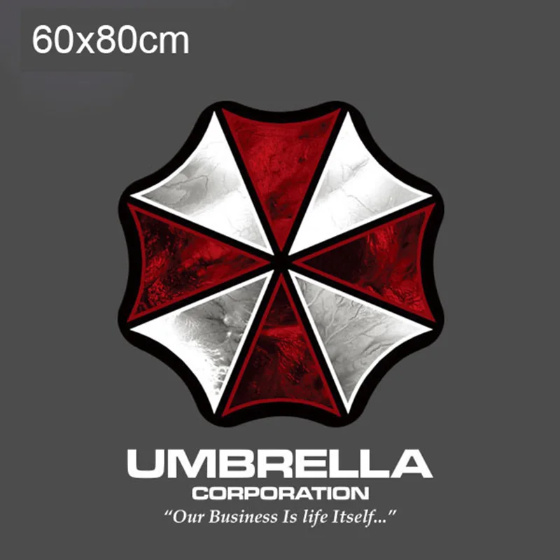 60cm Große Umbrella Corporation Girlande Auto Styling Dick PVC Aufkleber  Auto Dach Fenster Haube Abdeckung Umrüstung Dekoration Aufkleber -  AliExpress