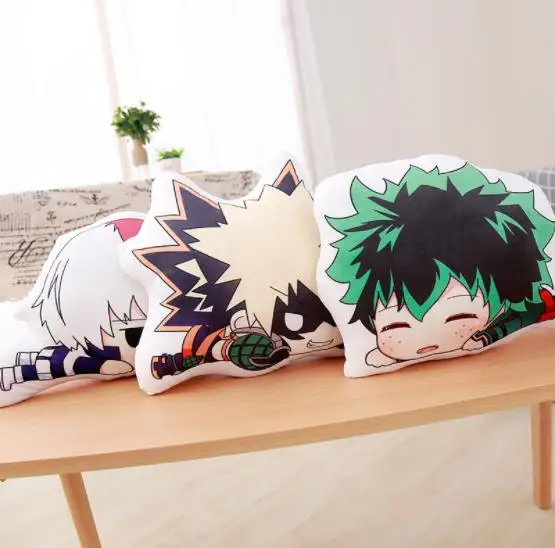 1 шт. 35/45 см персонажей из аниме Bakugou Katsuki Todoroki шото haku укрепить плюшевые Boku без Hero
