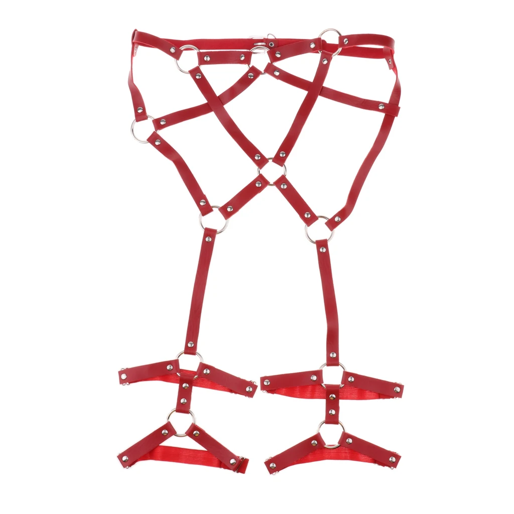 Women Waist Leg Harness Garter Belt High Thigh Stockings Suspender Clubwear