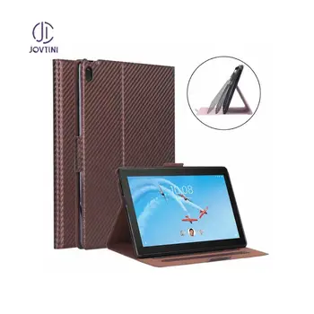 

Ultra-thin Case For Lenovo Tab E10 2019 TB-X104F TB-X104L 10.1 inch Carbon fiber Flip Tablet Cover For Lenovo Tab E10 10.1" Case