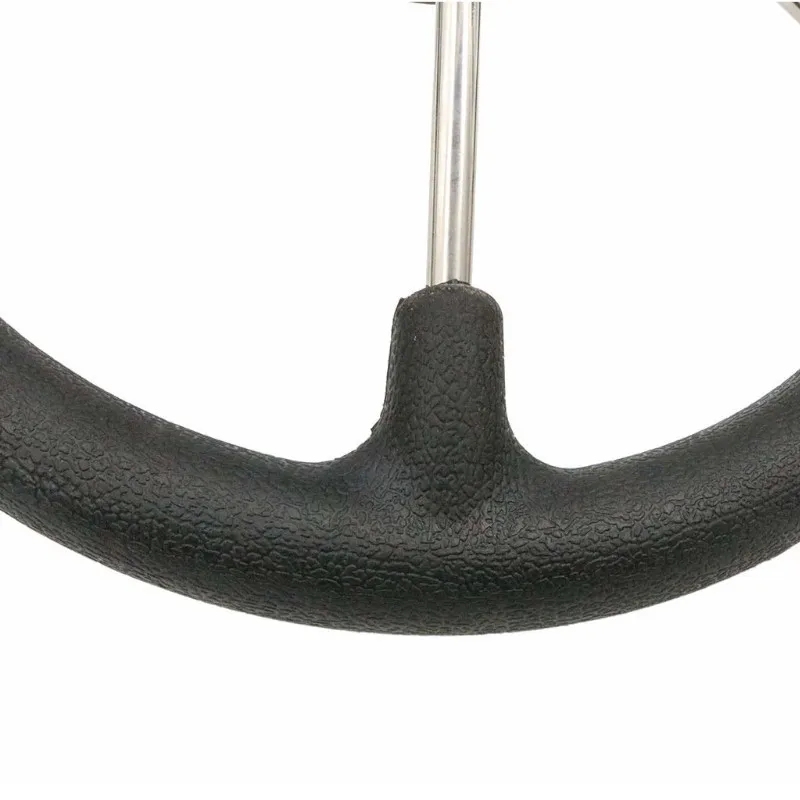 13-1/2 Boat Marine 5 Spoke Destroyer Steering Wheel with Black Foam Grip Knob Ship Steering Wheel with Booster Ball 13-1/2 Boat Marine 5 Spoke Destroyer Steering Wheel with Black Foam Grip Knob Ship Steering Wheel with Booster Ball
