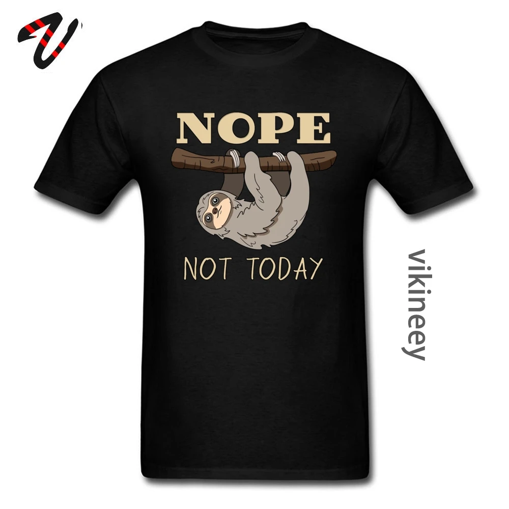 Not Today Nope Kawaii Sloth Fitted Mens Tshirts Crew Neck Short Sleeve Fashionable Tops Shirt Summer Brand T Shirt Free Shipping Not Today Nope Kawaii Sloth Fitted Mens Tshirts Crew Neck Short Sleeve Fashionable Tops Shirt Summer Brand T Shirt Free Shipping