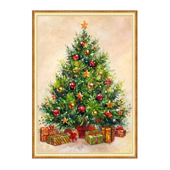

MEIAN Christmas Tree full diamond DIY Diamond embroidery 3D Diamond painting Kit cross stitch 5D diamond mosaic photo home decor
