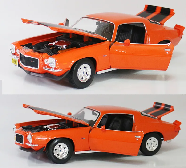 Maisto 1: 18 1971 Chevrolet Camaro модель сплава Модель автомобиля классическая модель автомобиля
