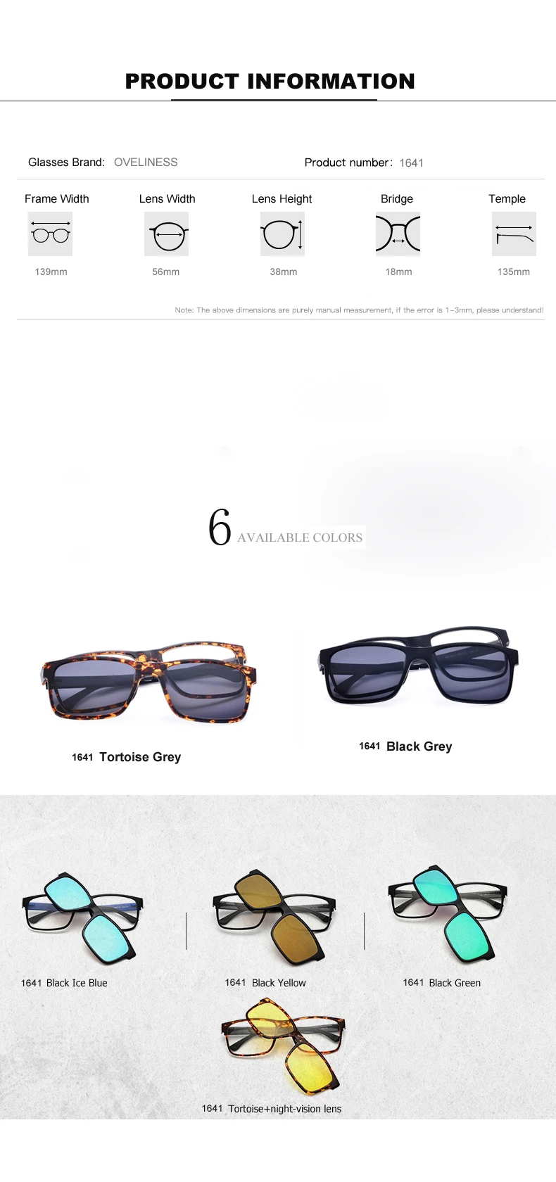 Eyeglasses Brand designer Polarized Magnet Clip glasses frame men women Myopia Prescription Glasses Optical sunglasses Eyewear