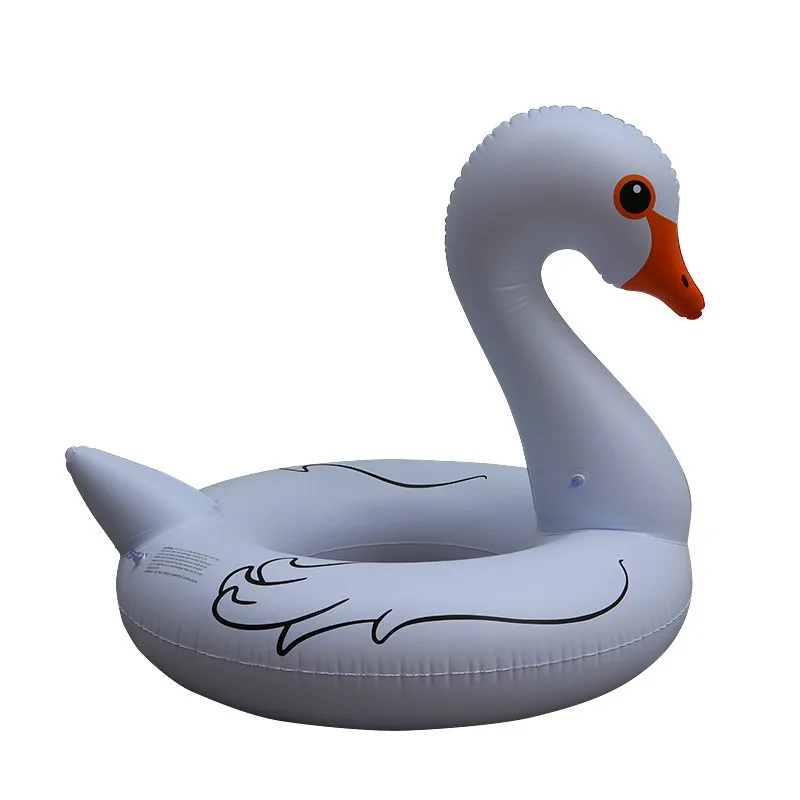 Гигантский черный белый лебедь в форме животных надувные ПВХ летние кольца для плавания бассейн поплавок надувной матрас пляжная вода