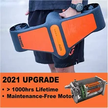 

Camoro Electric 500W Sea Scooter 4.2MPH Dual Speed Underwater Scooter 60Mins Diving Swimming Equipment Under Water Seascooter