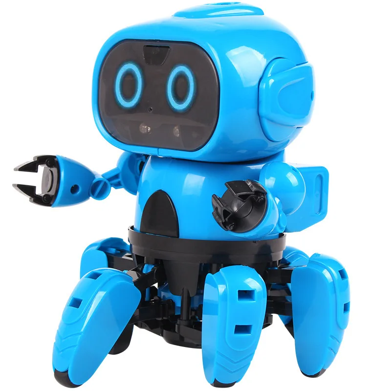 DIY сборка RC робот дистанционный умный индукционный блоки роботов игрушка жест