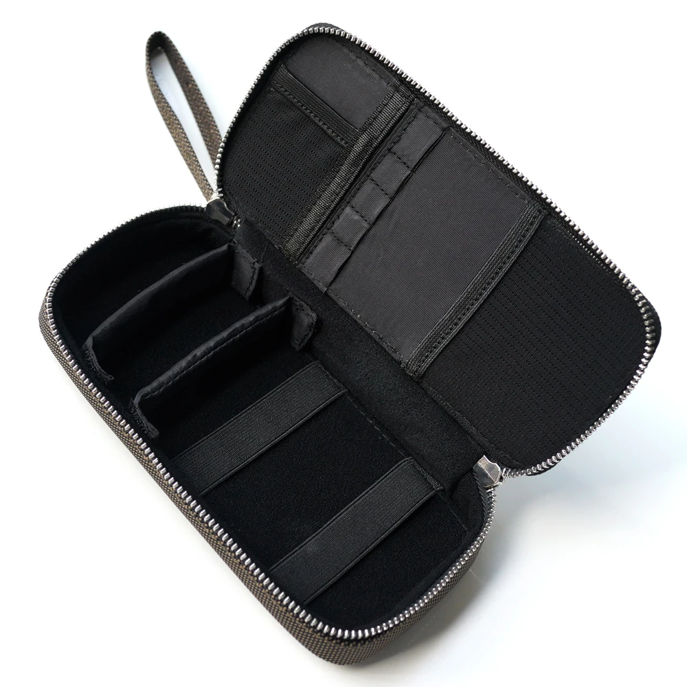 DD C 2019 Brown Customized HiFi Carrying Case for Audiophiles Headphone and cables Storage bag Music player protective case