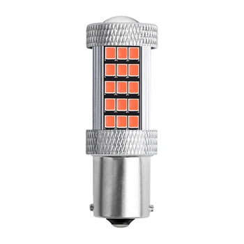 

2PCS Canbus Car LED Light 1156 BA15S P21W Turn Signal Light 1157 BAY15D P21/5w Brake Lamp 2835 66SMD Reverse Bulbs Red Amber 12V