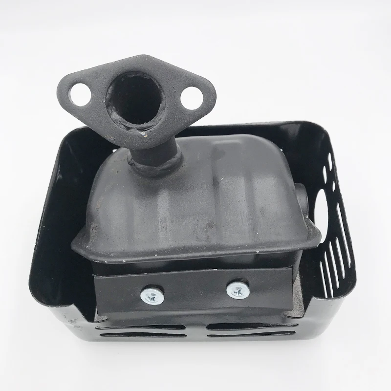 Глушитель HUNDURE в сборе подходит для HONDA GX120 GX160 GX200 168F 4 л.с. 5,5 л.с. 6,5 л.с. двигатель триммер с двигателем генератор# Oregon 35-038