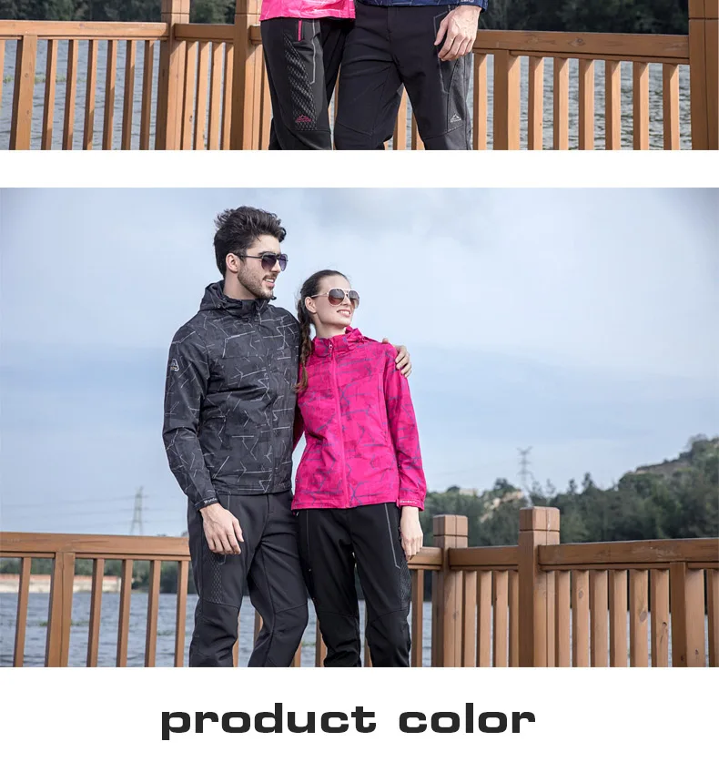 Men Women Quick Dry Hiking Jackets Waterproof Windproof Outdoor Jackets Camping Trekking Climbing Male&Female Jacket Large Size