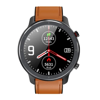 

2020 new smart watch men IP68 waterproof 24h ECG Heart Rate Blood pressure Tracker 1.3inch 360*360 300mAh Smartwatch for huawei