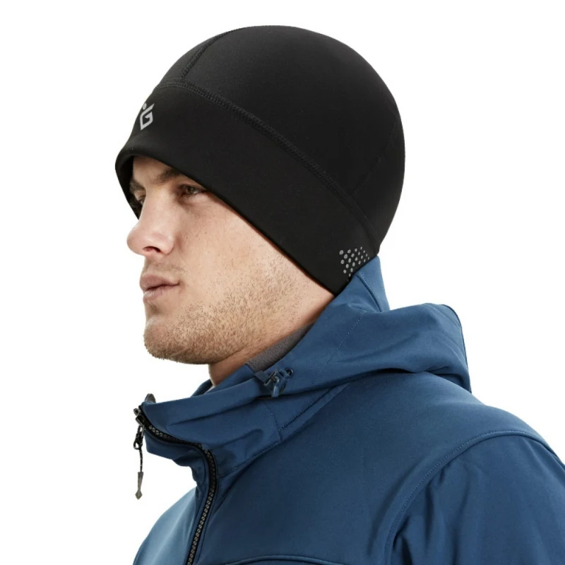 Outdoor Sports Men Cycling Cap Bicycle Bike Helmet Liner Running Skiing Fleece Windproof Warm Winter Caps Hat