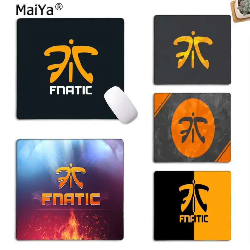 Игровой коврик для мыши MaiYa Team Fnatic с логотипом ноутбука резиновый ПК компьютерный