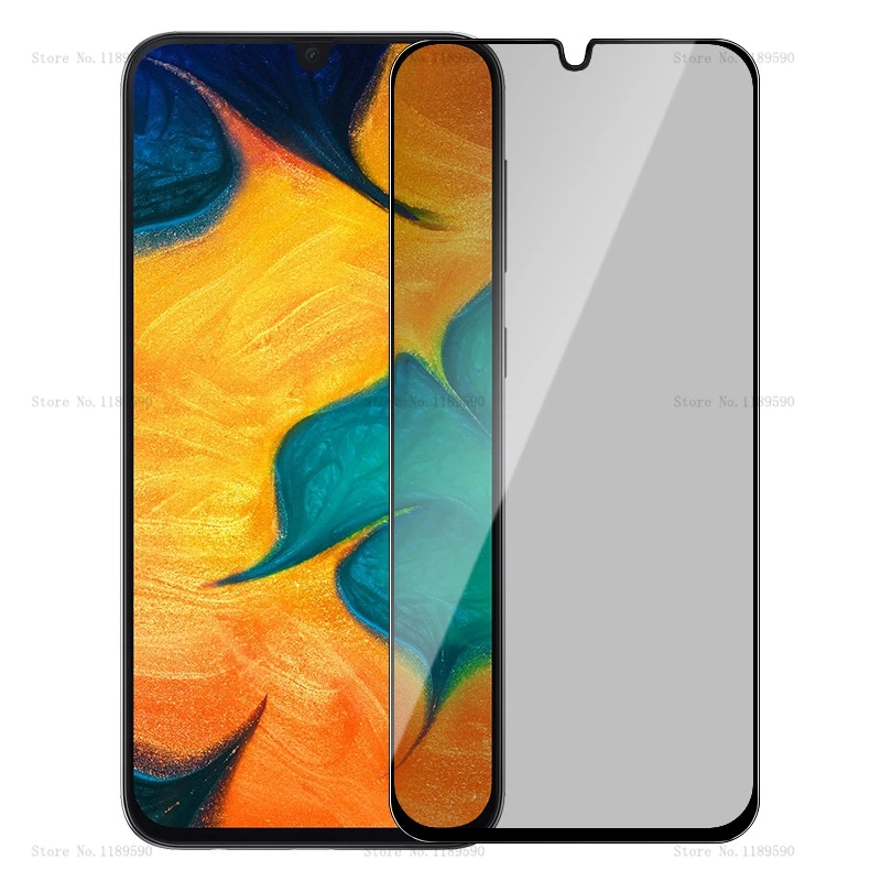 

Full Cover Anti-Peep Tempered Glass For Samsung Galaxy A50 A30 A70 A60 A40 A20 A10 A80 M30 M20 M10 Screen Protector Privacy Film