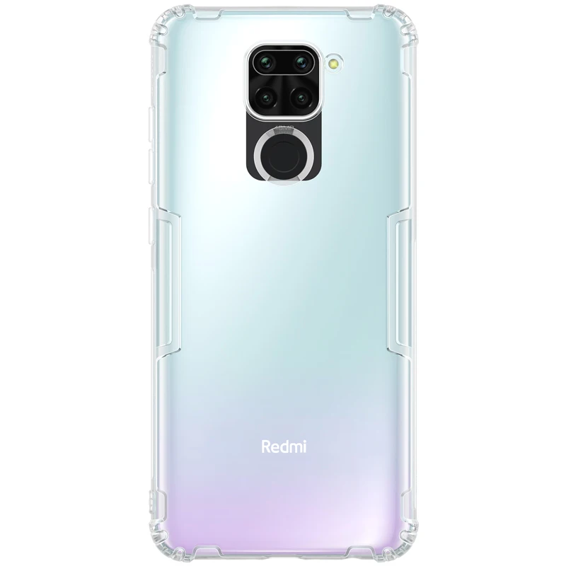 Чехол NILLKIN Nature для Xiaomi Redmi Note 9 прозрачный мягкий чехол из ТПУ Note9 Global | Мобильные